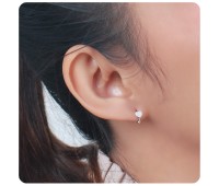 Silver Hoop Earring HO-2652